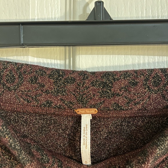 Free People Glitter Flare Pant - Picture 3 of 4